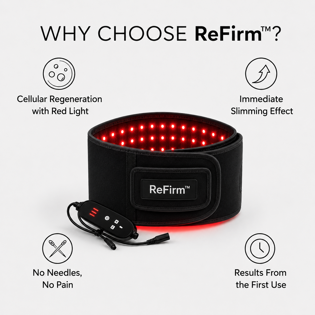 ReFirm™ | Dual-Wavelength Red Light Belt with 3-Layer Firming Technology™
